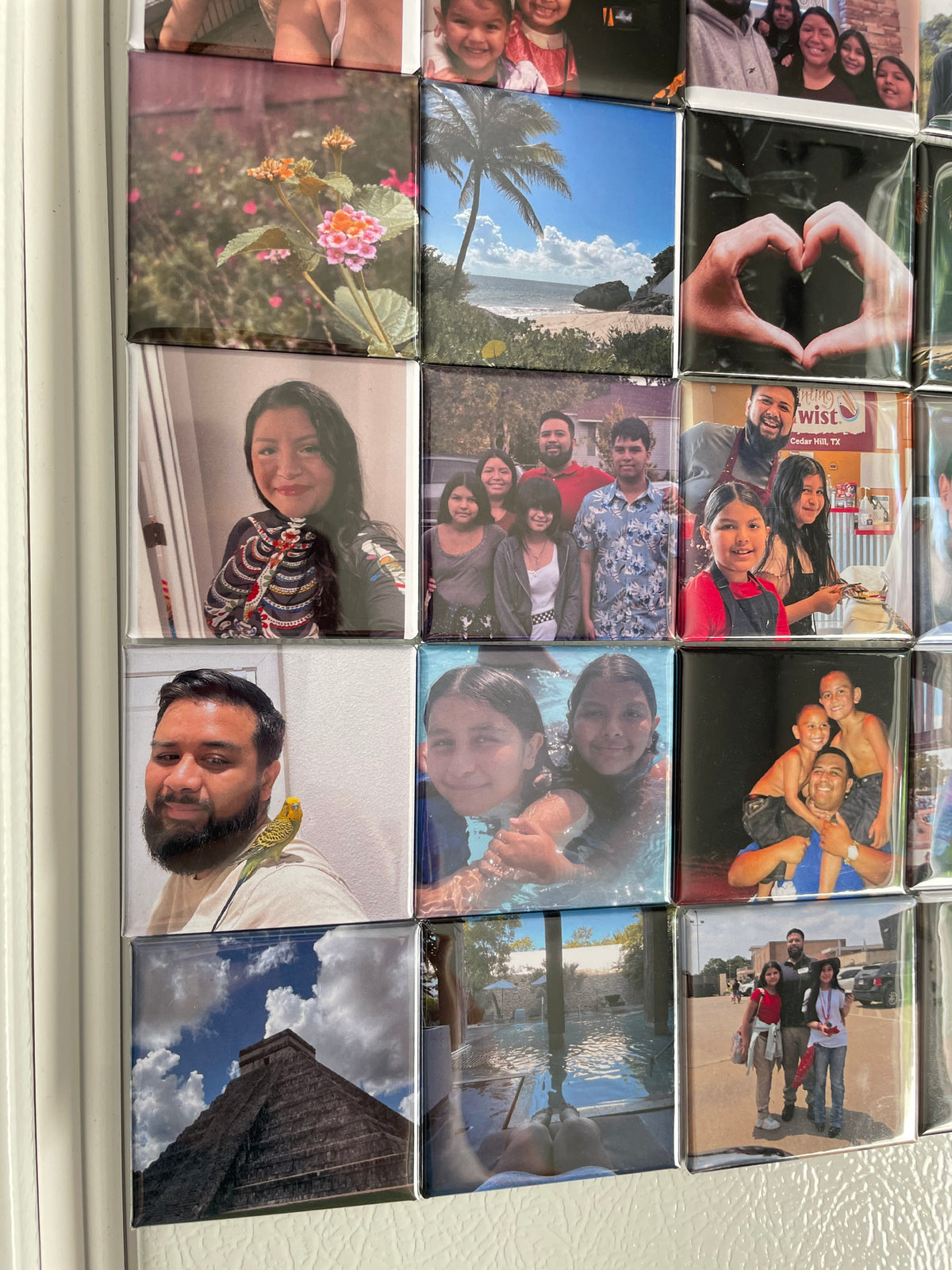 Custom photo magnets 2x2